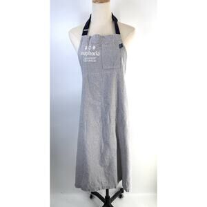Cayson Apron Chef Butcher Euphoria Branded Gray Linen Cotton Adjustable